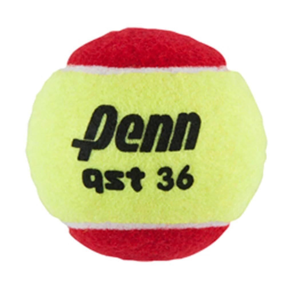 Penn QST 36 테니스 공, 초보자용 레드 공 펠트 유스 12개 12/balls - 상품 이미지