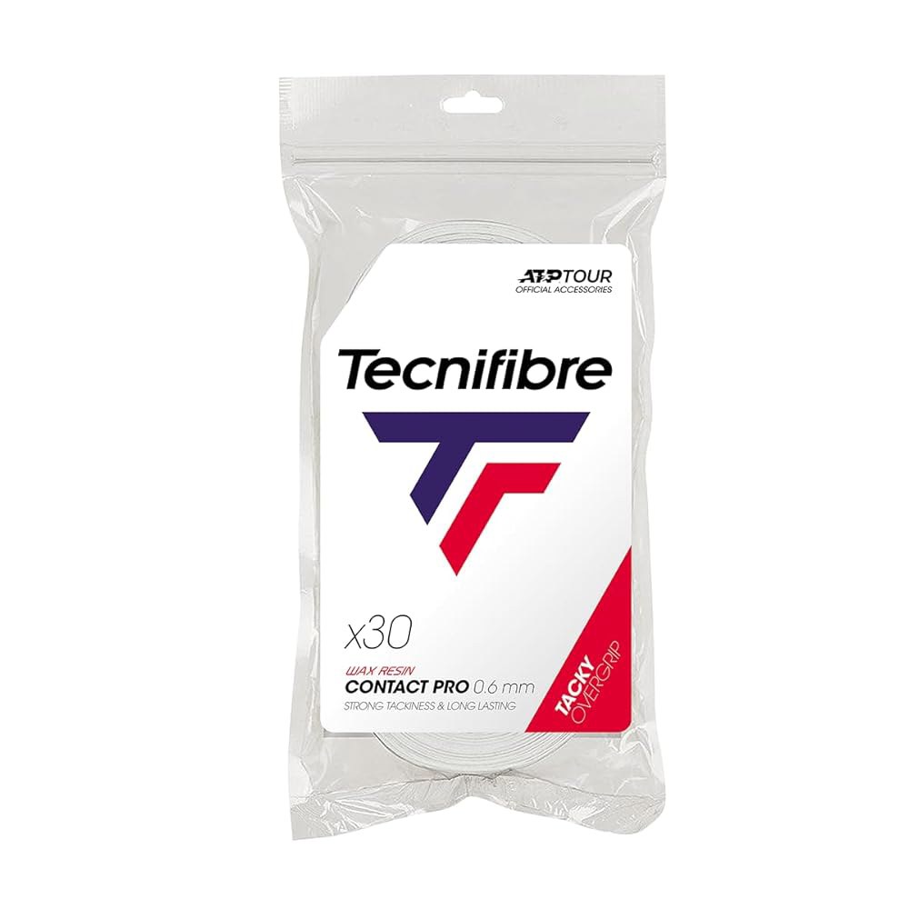 Tecnifibre Overgrip Pro Contact 30 백색 black / black - 상품 이미지
