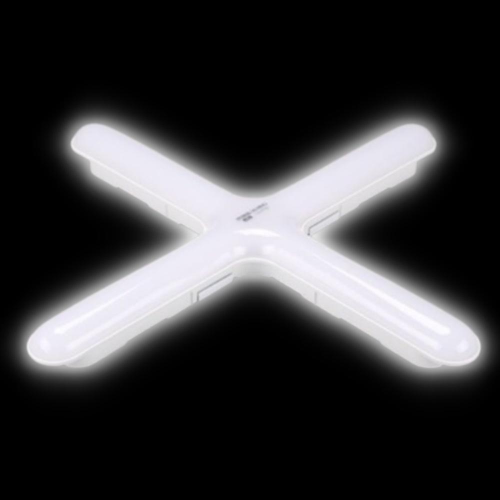 LED 십자등 50W 국산 LED 형광등 십자형광등 PL등기구 - 상품 이미지