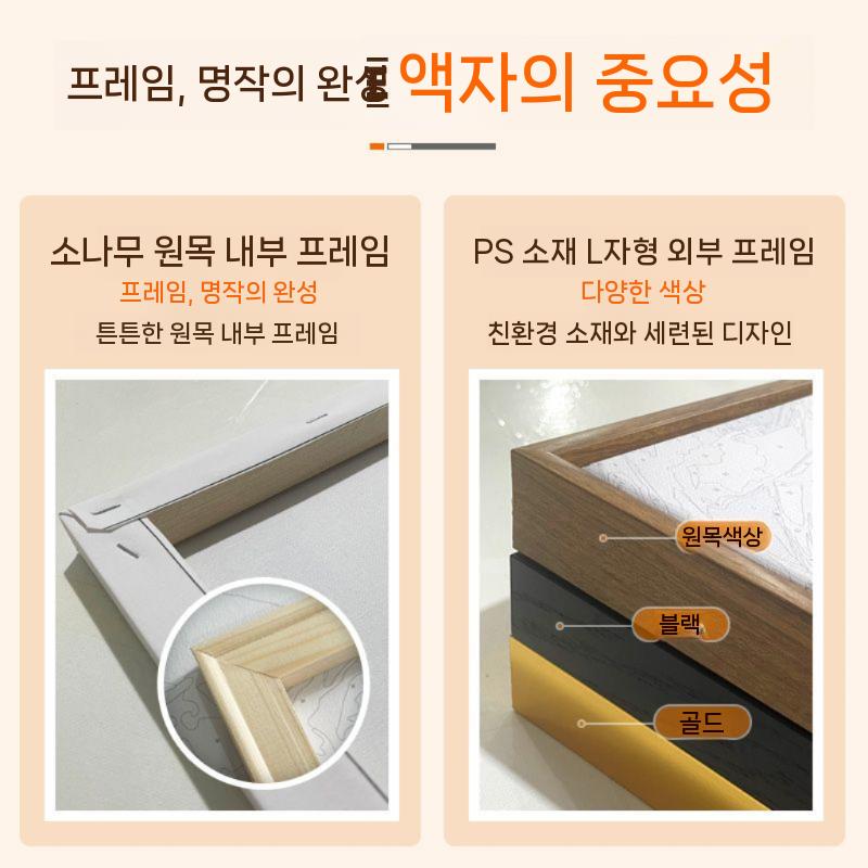 금전수 풍경사진 일러스트 인테리어 개업선물 스액자 돈나무 거실 풍수 벽장식 소품 장식 카페 - 상세 이미지 4