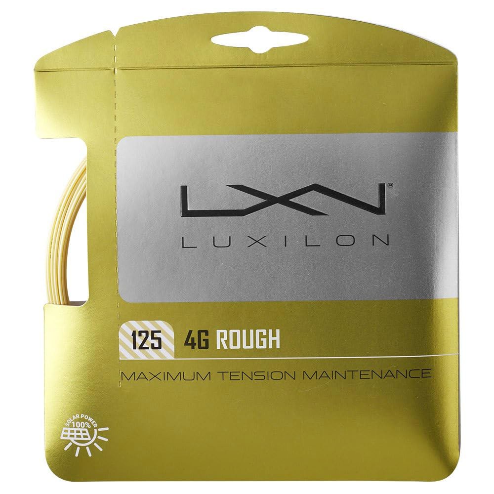 Luxilon 4G 러프 125 테니스 스트링 골드 세트, - 상품 이미지