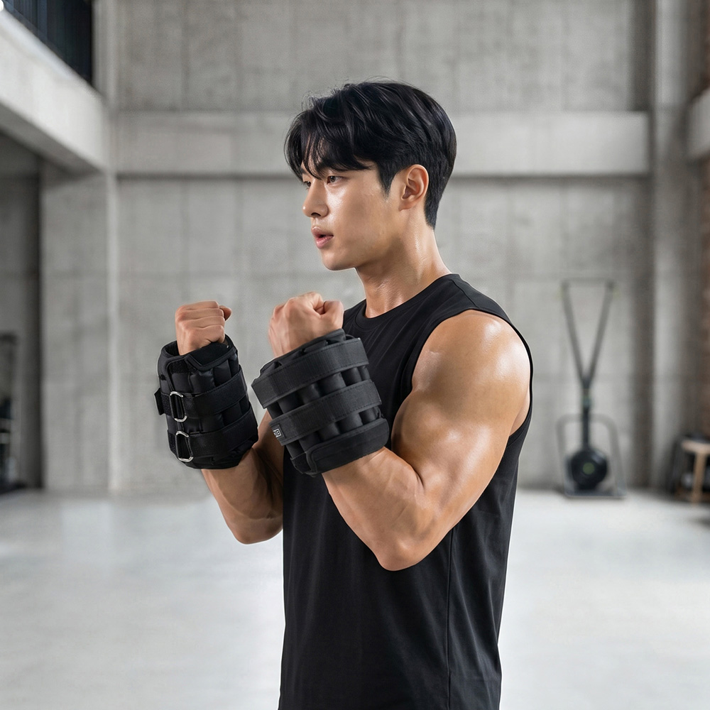 바디엑스 아이언슬림 발목 웨이트 코어밴드 10KG(5KGX2개) 중량 주머니 이미지 7