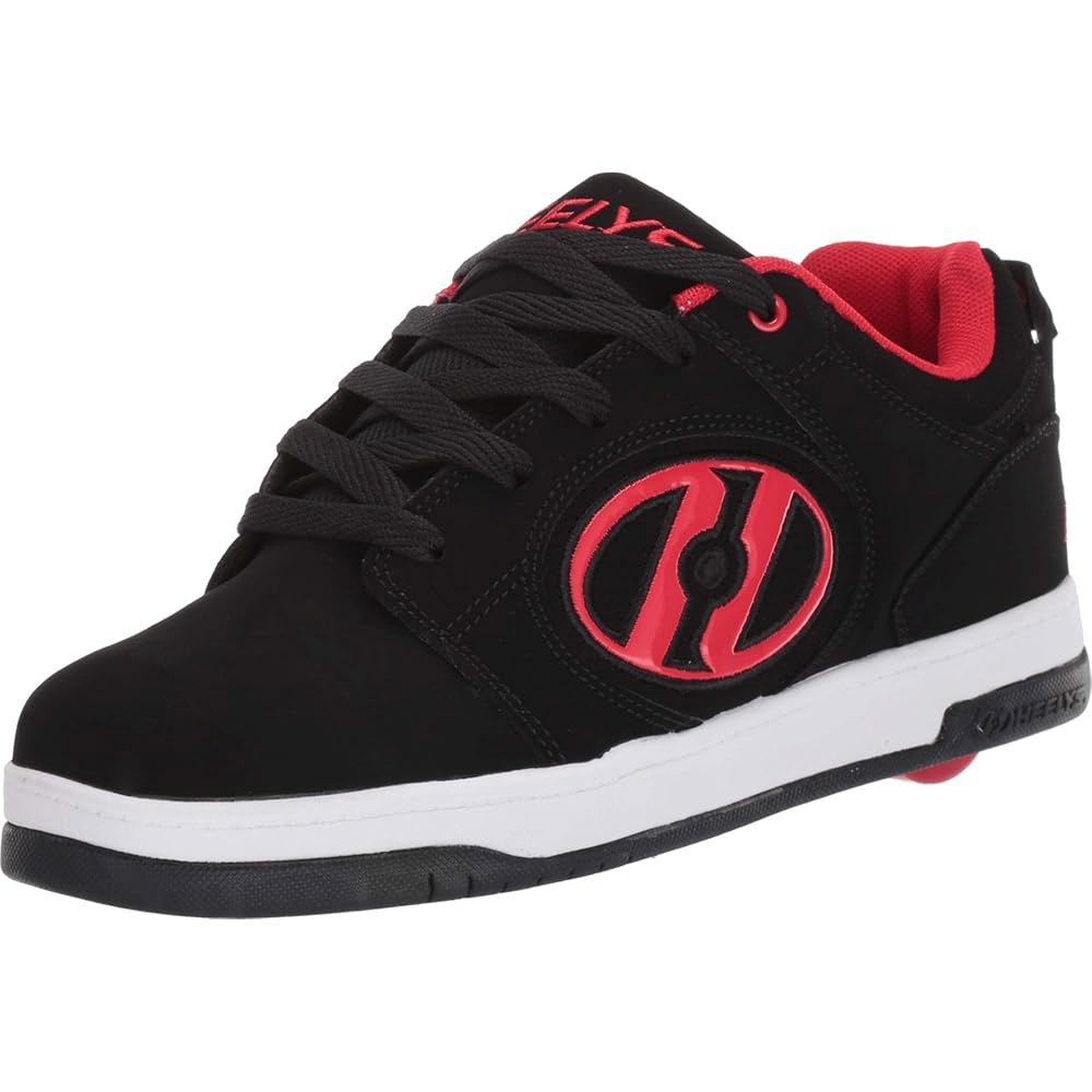HEELYS 남성용 보이저 테니스화, 블랙/레드, 9 US Black/Red 9 Little Kid - 상품 이미지