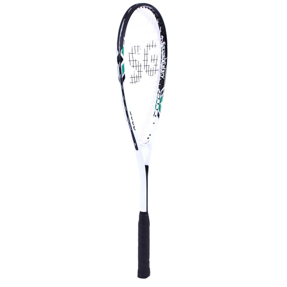 SquashGalaxy Intro 5000 스쿼시 라켓 시리즈 놀라운 프레임, (그린) (초보자 가치!!) Black - 상세 이미지 2