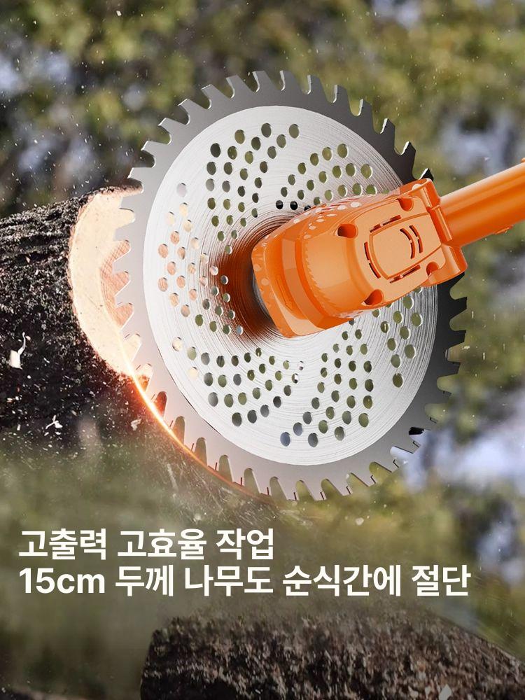 충전식 예초기 잡초제거 전기 무선 벌초 제초기 고출력 319998TV 산업용 1개 1개 - 상세 이미지 4