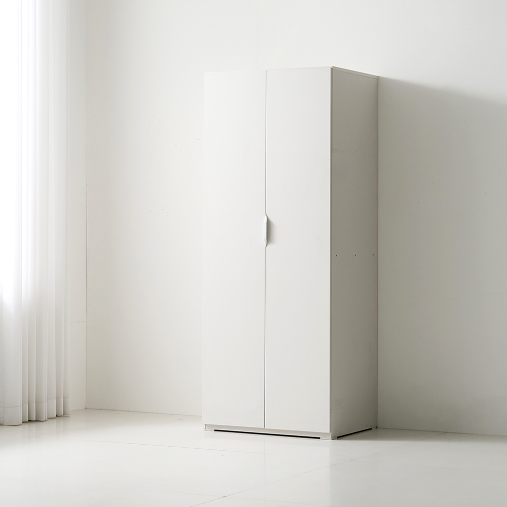 따숨 모듈 옷장 안방 드레스룸 키큰 이불장농 800x605x2000mm, 정리장형, 화이트 - 상세 이미지 3