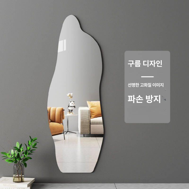 대형거울 곰돌이 전신 스탠드 180cm 카페 인테리어 코너 20x60 작은 사이즈는 신중히 - 상세 이미지 2