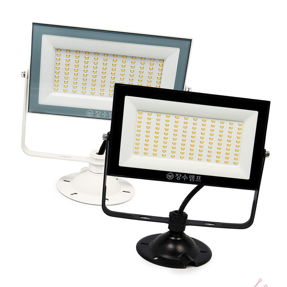 라이즈올 LED 사각 투광등 전구색 50W 정리 led - 상품 이미지