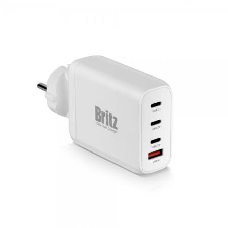 브리츠인터내셔널 Britz 브리츠인터내셔널 BZ-PD100W GaN 고속충전기 USB-C 3포트 USB-A 1포트 총 4포트