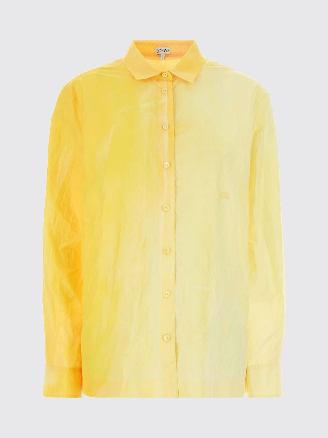 로에베 여성 셔츠 SS26 S540Y05XCX YELLOW - 상세 이미지 2