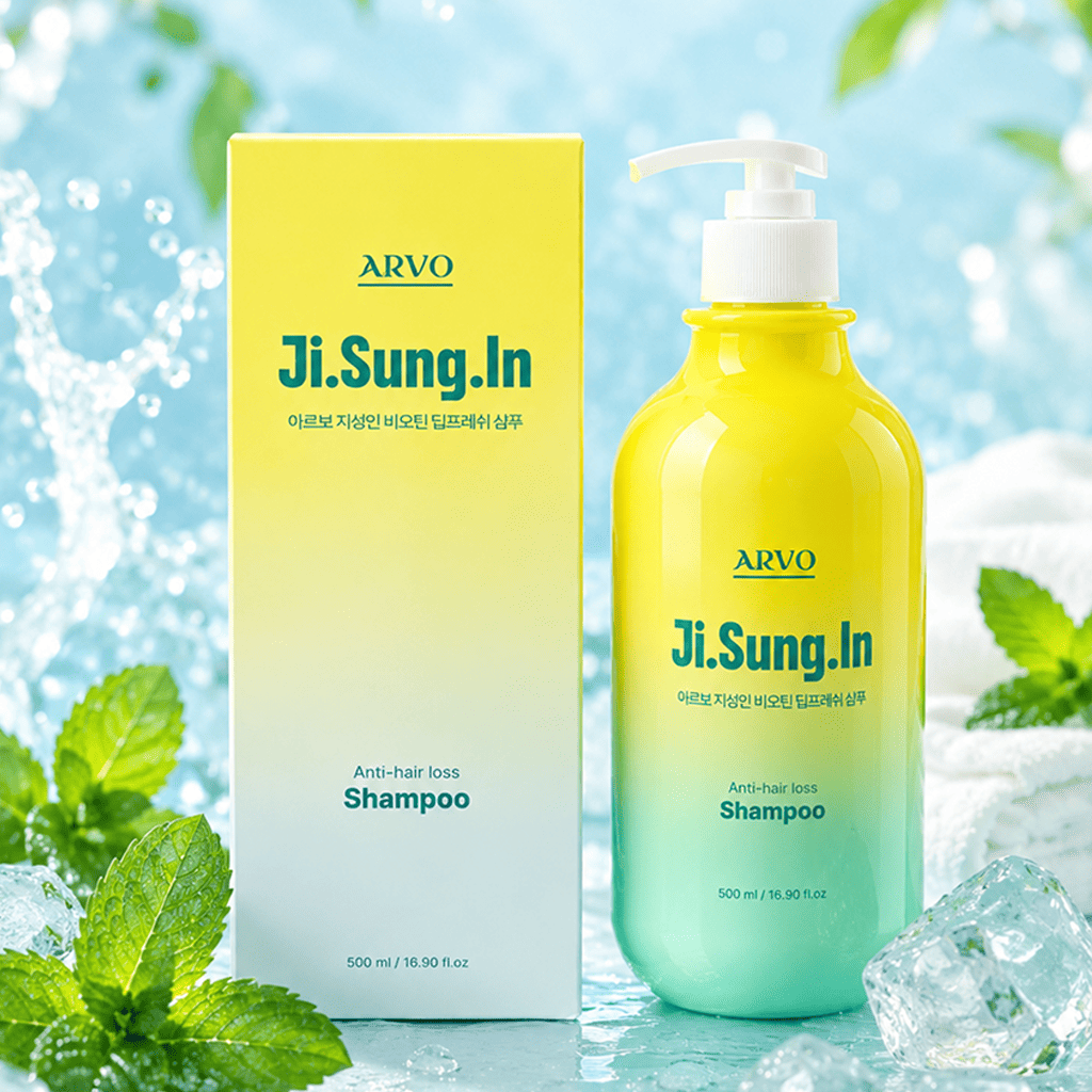 아르보 지성인 비오틴 탈모완화 지성두피 약산성 물샴푸 두피케어 레몬민트, 500ml, 5개 - 상세 이미지 5