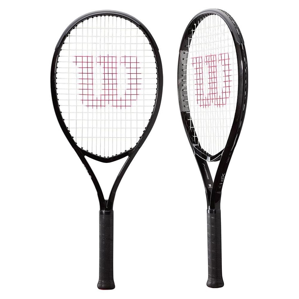 Wilson XP 1 성인용 레크리에이셔널 테니스 라켓 블랙 1/4인치 2~4 사이즈 그립 Grip Size 2 - 4 1/4 - 상세 이미지 2