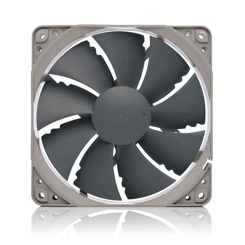 녹투아 NF-P12 리듀스-1700 PWM, 고성능 냉각 팬, 4핀, 1700 RPM(120mm, 회색) - 상세 이미지 2