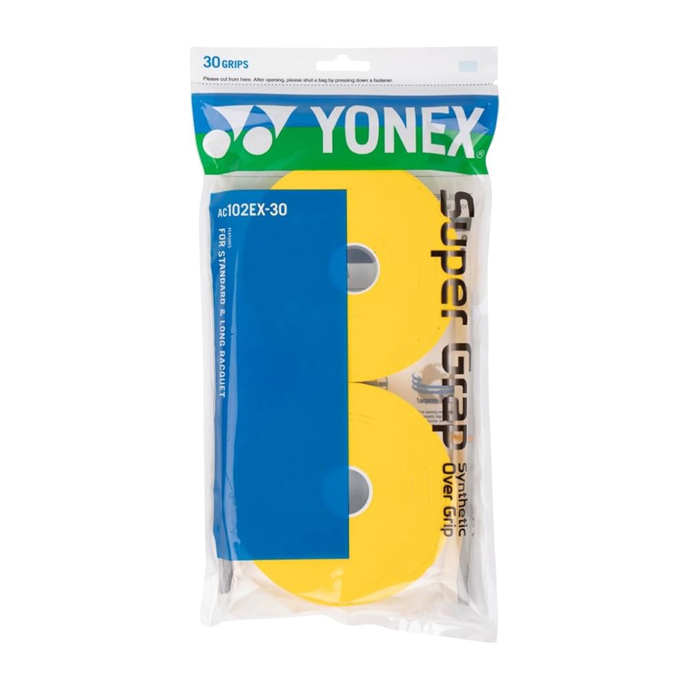 Yonex 슈퍼 랩 오버그립 30팩 옐로우 - 상품 이미지