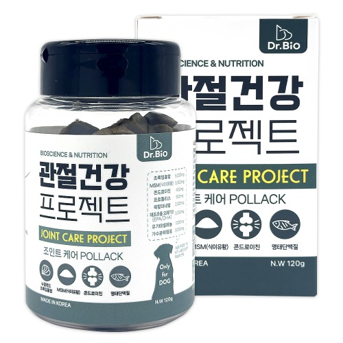 내아이의 건강케어 [닥터바이오] 건강프로젝트 영양트릿 호흡건강 관절건강, 120g, 1개 - 상품 이미지