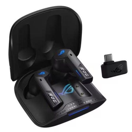 ASUS ROG CETRA TRUE WIRELESS SPEEDNOVA 블루투스 게이밍 무선이어폰 블랙