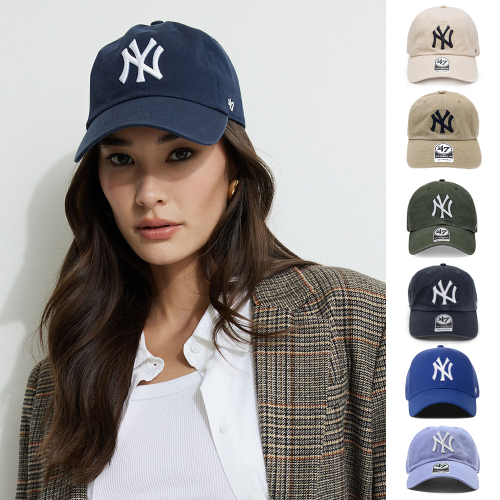 47브랜드 MLB 뉴욕양키스 로고 클린업 볼캡 모자 - 상세 이미지 2