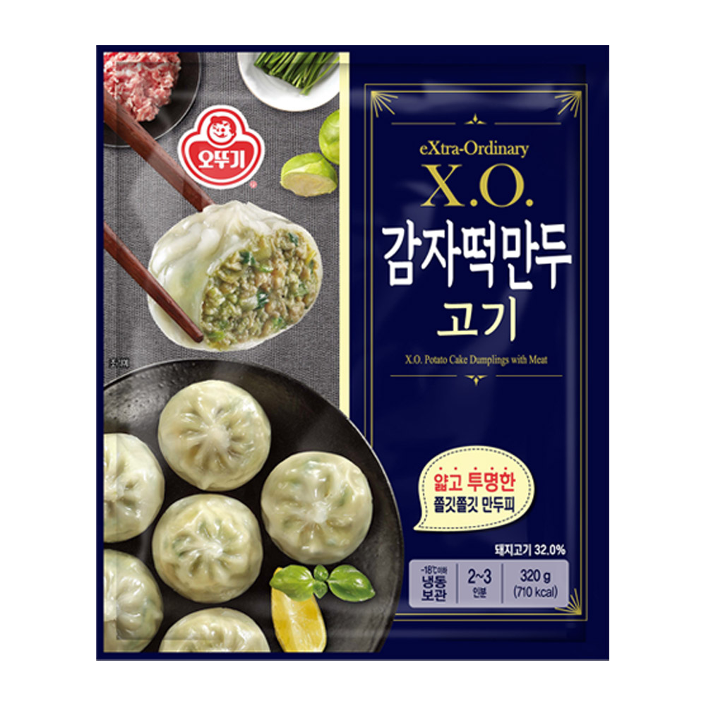 [3개 이상 15% 할인] 오뚜기 X.O. 교자새우&홍게살만두 324g 2개 외 16종 이미지 3