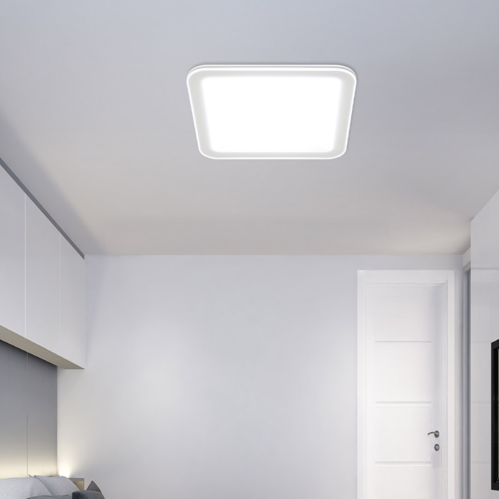 LED 리모컨 사각 방등 안방등 전등 75W, 주광색주백색전구색 이미지 6