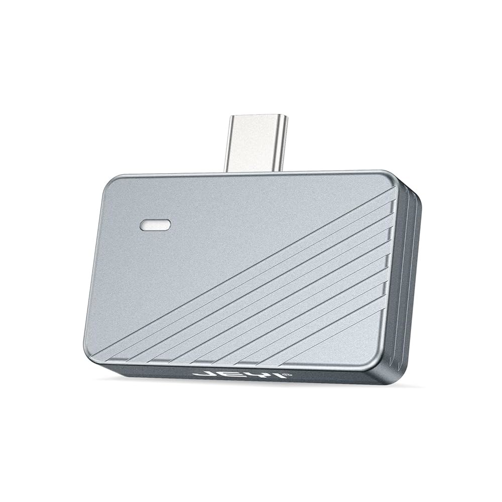 JEYI 2230 M.2 NVME SSD 인클로저, USB C 10Gbps 외장 하우징 어댑터 케이스, 도구 없이 설치, Windows / macOS Linux와 호환 가능 - 상품 이미지