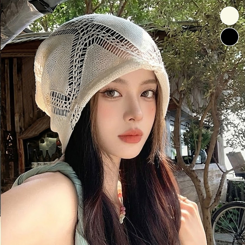 여성 남성 여름비니 얇은 펀칭 데일리비니 시원한 - 상품 이미지