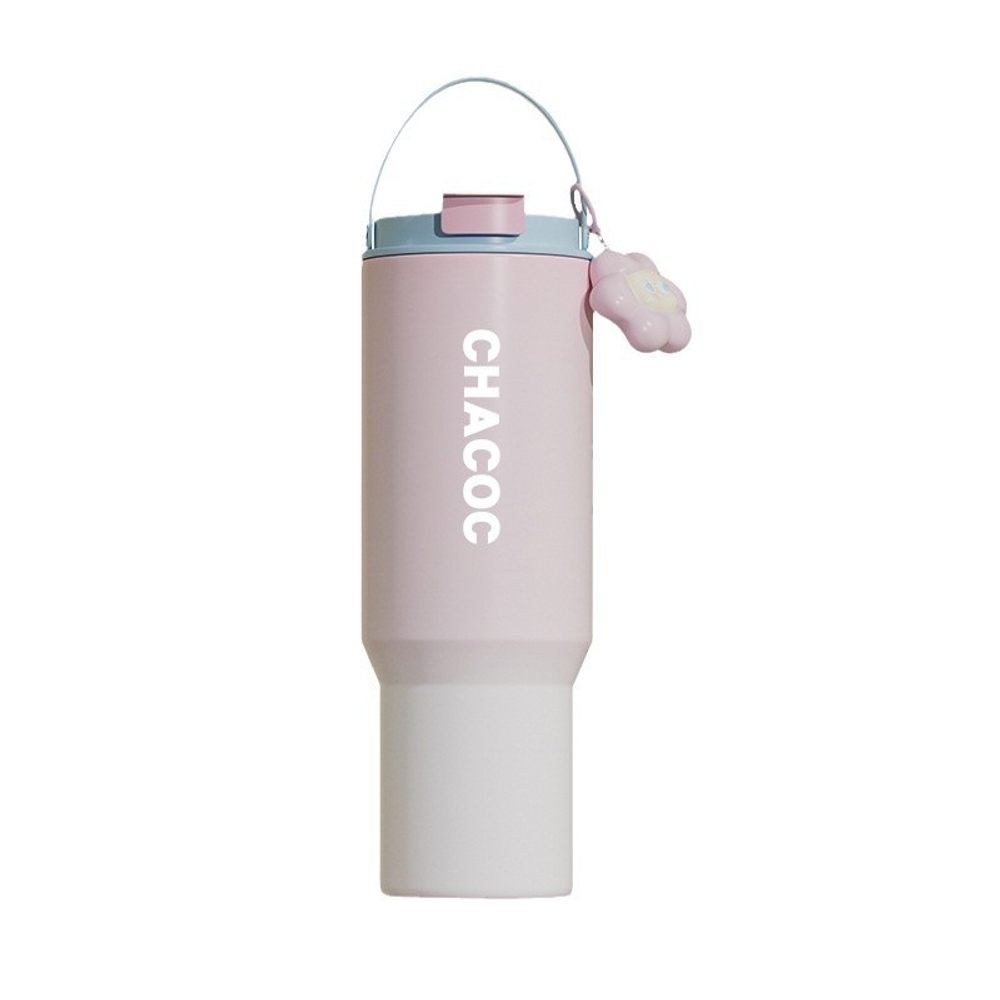 캔디파스텔 텀블러 보온 보냉 600ml 900ml 대용량 진공 단열 물병 316 스테인리스 그라데이션 그린 600ml - 상세 이미지 5