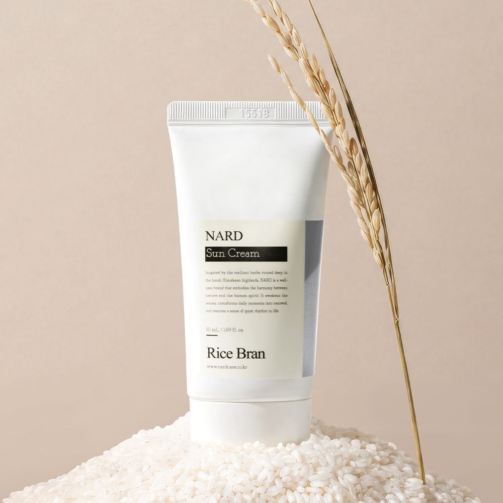 [2개] 나드 쌀겨 에센스 브라이트닝 선크림 50ml SPF50+ / PA++++ - 상세 이미지 3