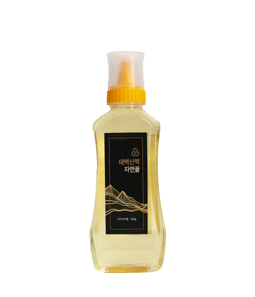 태백산맥 천연벌꿀 100% 아카시아꿀 500g 무료배송 - 상품 이미지