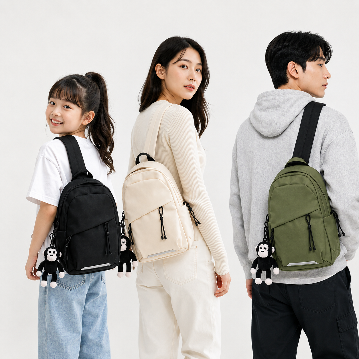 나이스뷰 여행용 크로스백 가벼운 가방 여성 핸드폰 가방 슬링백 - 상품 이미지
