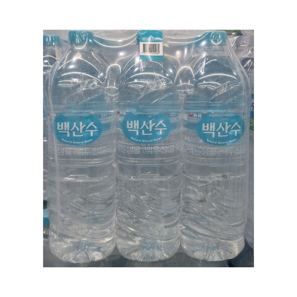 농심 백산수 생수 2L x24병 (유라벨/무라벨 랜덤발송) - 상품 이미지
