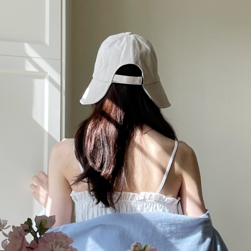 챙넓은모자 여름 산책 휴양지 비치 여행 자외선차단 린넨 벨크로 모자 이미지 2