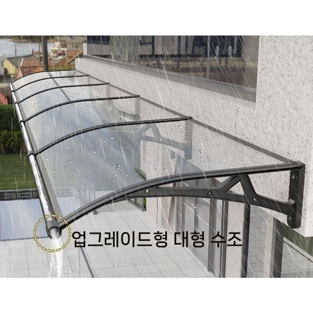 창문 주택 지붕 비막이 고정 지지대 건설현장 차양막 야외 발코니 처마 투명 어닝 도구 천장 - 상세 이미지 5