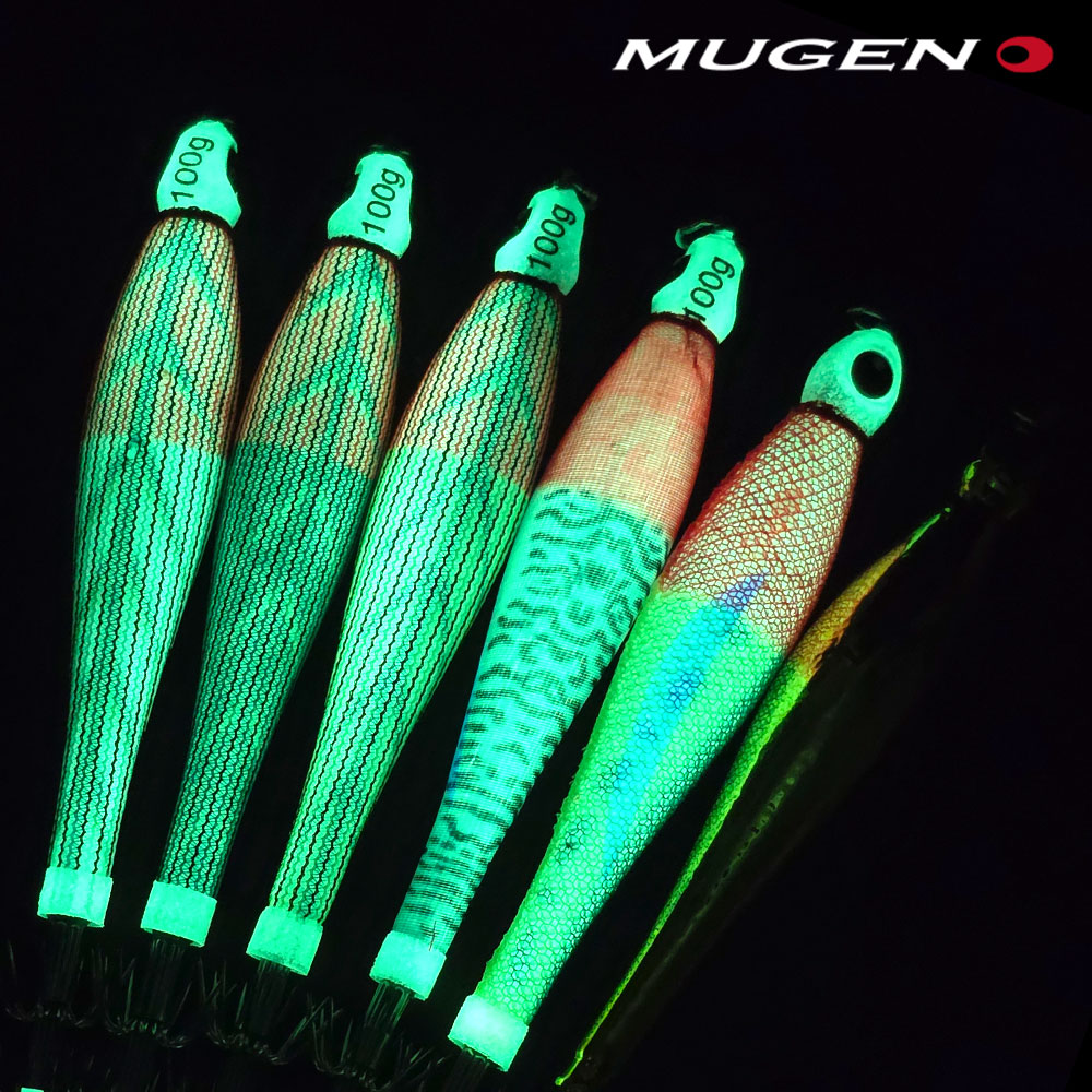 무겐 한치 이카메탈 슬림바디 케이무라 축광 MG-048 야광 볼베어링 80g - 상세 이미지 3
