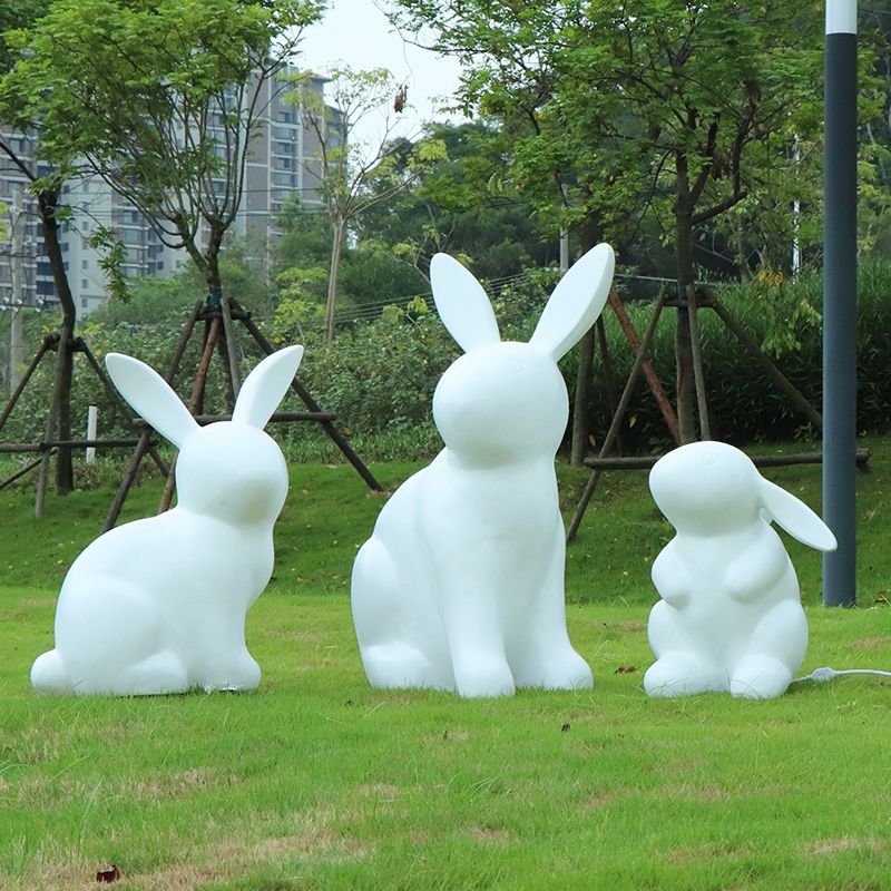 토끼조형물 펜션 대형 야외 조각상 장식 장식품 인테리어 소품 카페 인형 조경 모형 동물 - 상세 이미지 3