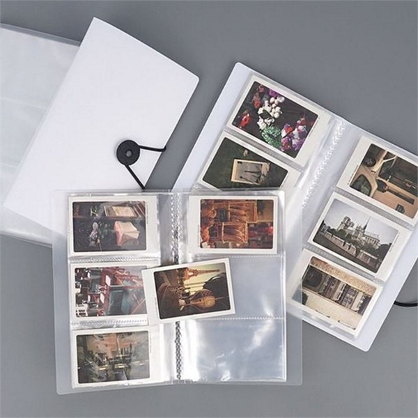 포켓형 포토 카드 앨범 밴딩형 포토 카드 보관함 사진 정리 - 상품 이미지