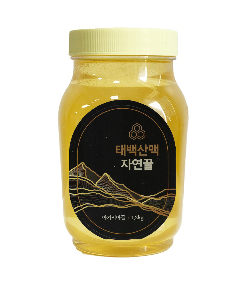 태백산맥 천연벌꿀 100% 아카시아꿀 1.2kg 무료배송 - 상품 이미지