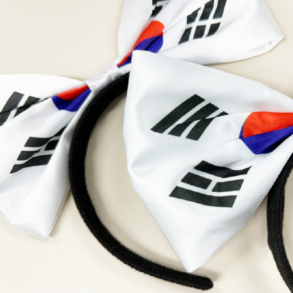 태극기 머리띠 월드컵 축구 응원 야구 스포츠 체육대회 행사 파티 - 상세 이미지 3