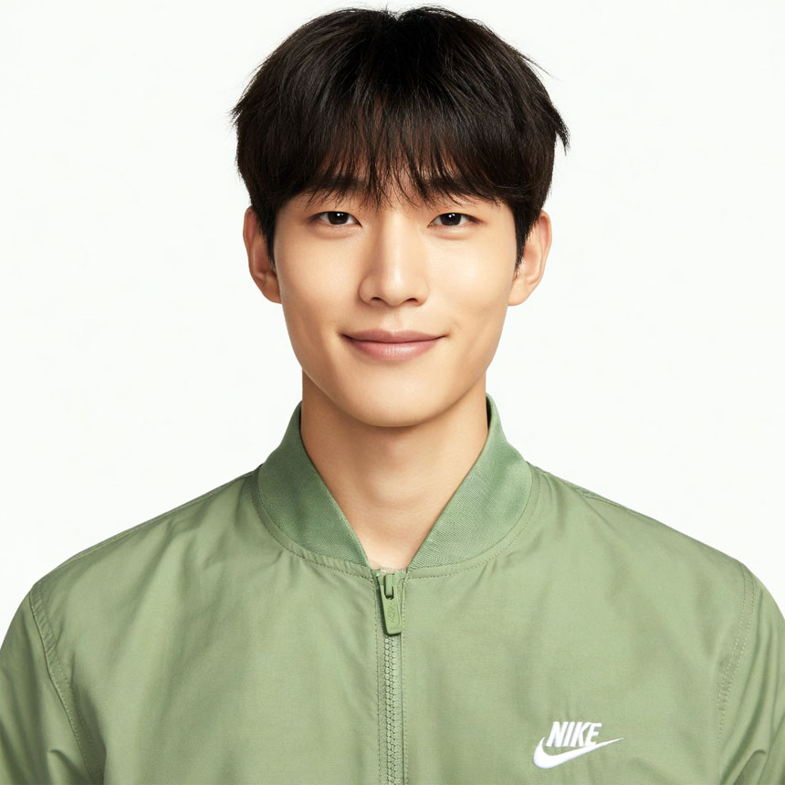 나이키 NSW 에센셜 우븐 남성 바람막이 블루종 봄버 자켓 DM6822 그린, M - 상세 이미지 5