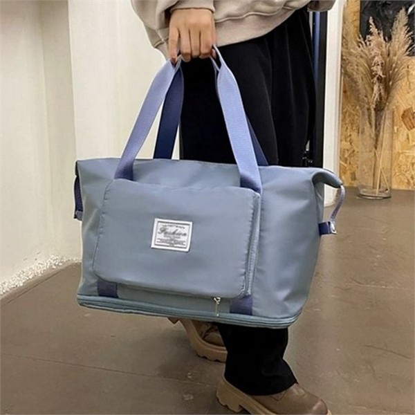 대용량 접이식 여행 가방 휴대용 캐주얼 여행 가방 데일리 보조 - 상품 이미지