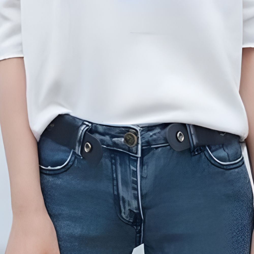 버클프리벨트 똑딱이벨트 허리줄임 고무줄여자 밴딩띠 버클없는 이미지 7