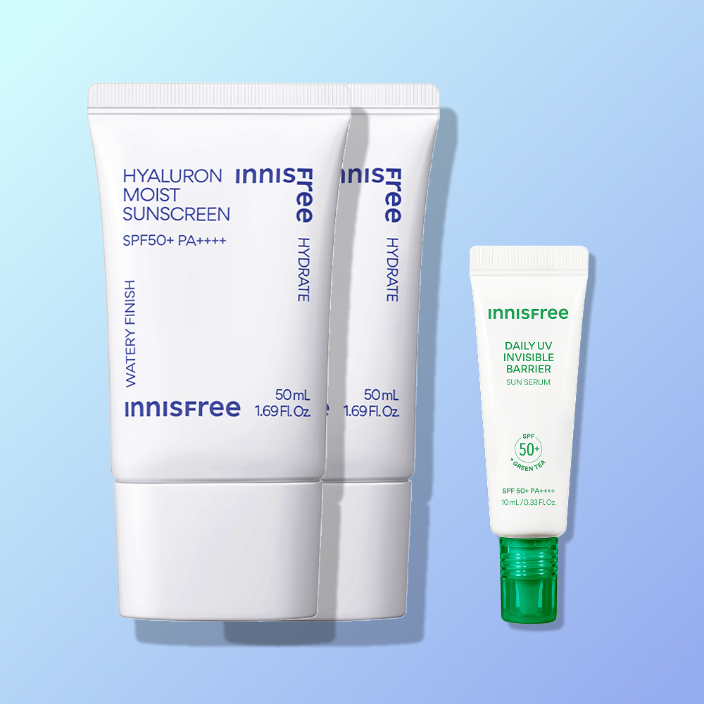 네이버 이니스프리 히알루론 수분 선크림 SPF 50+ PA++++ 50ml, 2개