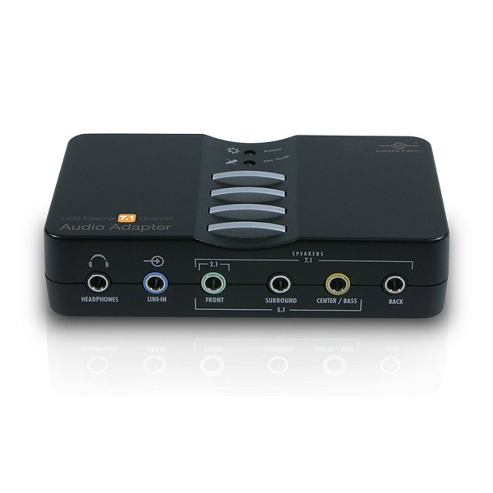 VANTEC USB 외장 7.1 채널 오디오 어댑터 - 상세 이미지 2
