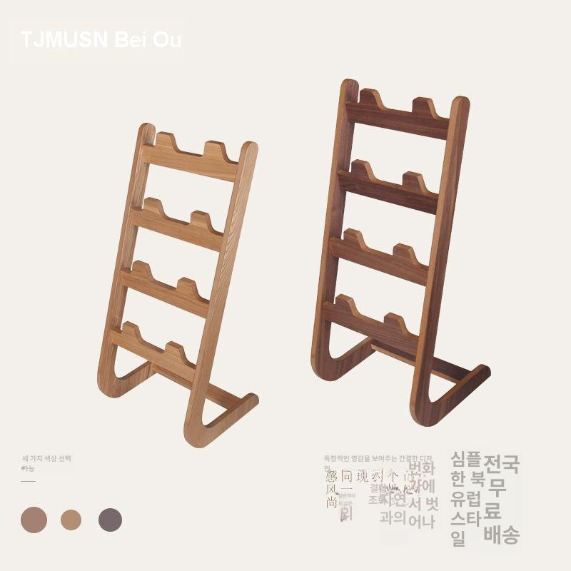 현관 신발정리대 원목 수납장 거치대 스탠드 홀더 신발보관 베란다 정리용품 - 상세 이미지 3