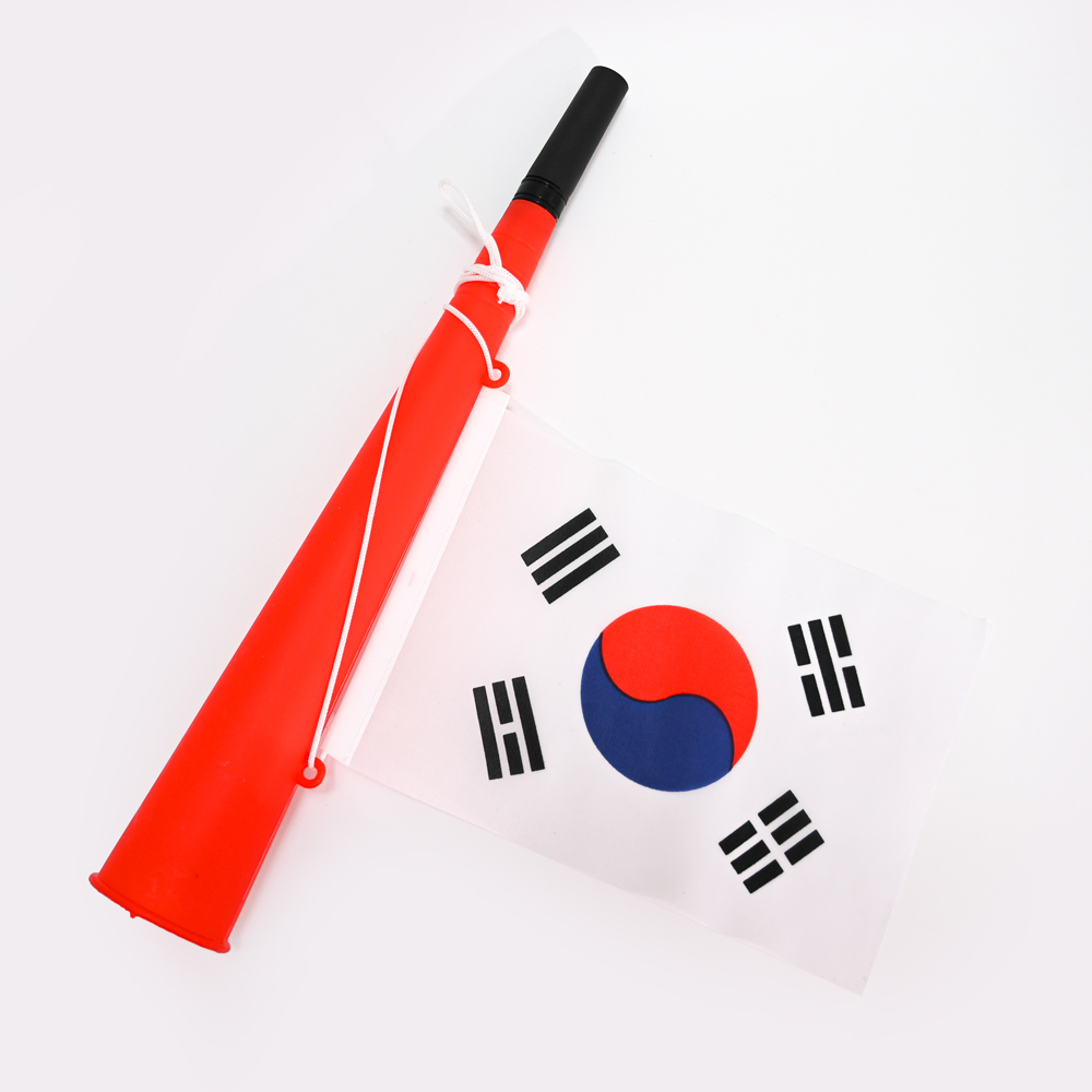 태극기 응원 나팔 월드컵 축구 체육대회 운동회 응원도구 - 상품 이미지