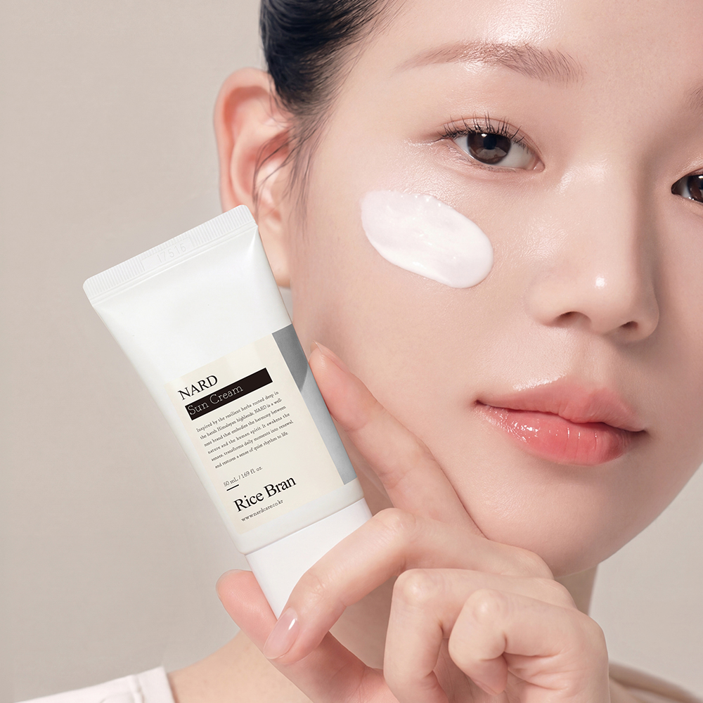 [2개] 나드 쌀겨 에센스 브라이트닝 선크림 50ml SPF50+ / PA++++ - 상세 이미지 4