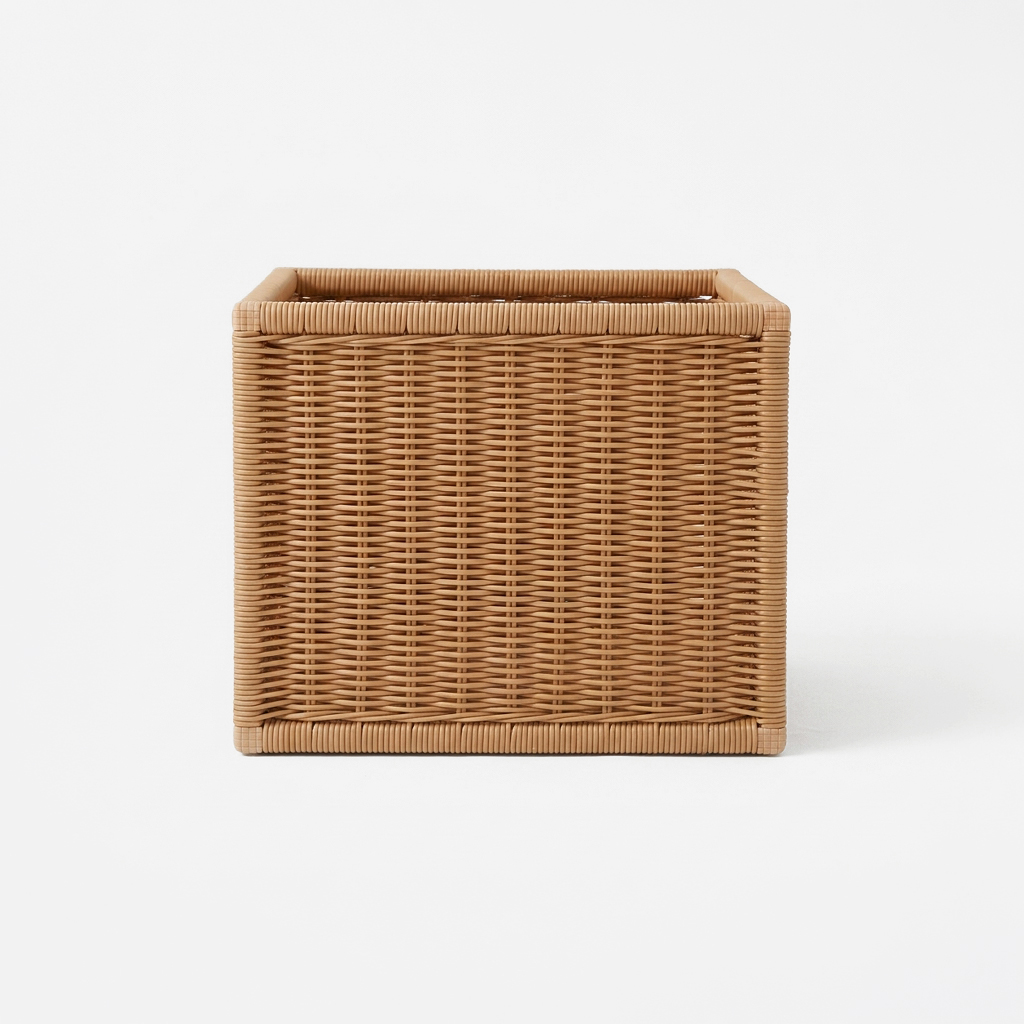알로타 바스켓 6L 라탄 WP3001 305x305x240mm, 1단, 브라운 8741.1253 - 상세 이미지 2