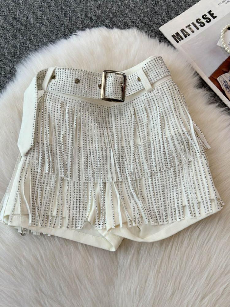 치마바지 큐빅 공연 여자치마 스포츠댄스 기능성 스커트 댄스복 여성치마 큐롯 여성용 여름 블랙 S - 상세 이미지 2