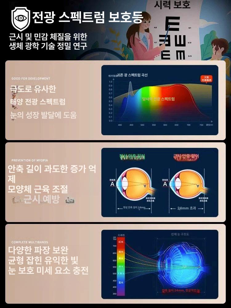 조명 스탠드 대형 LED 일자형 블랙 엔틱 플로어 램프 20W 블랙 업그레이드 - 상세 이미지 2