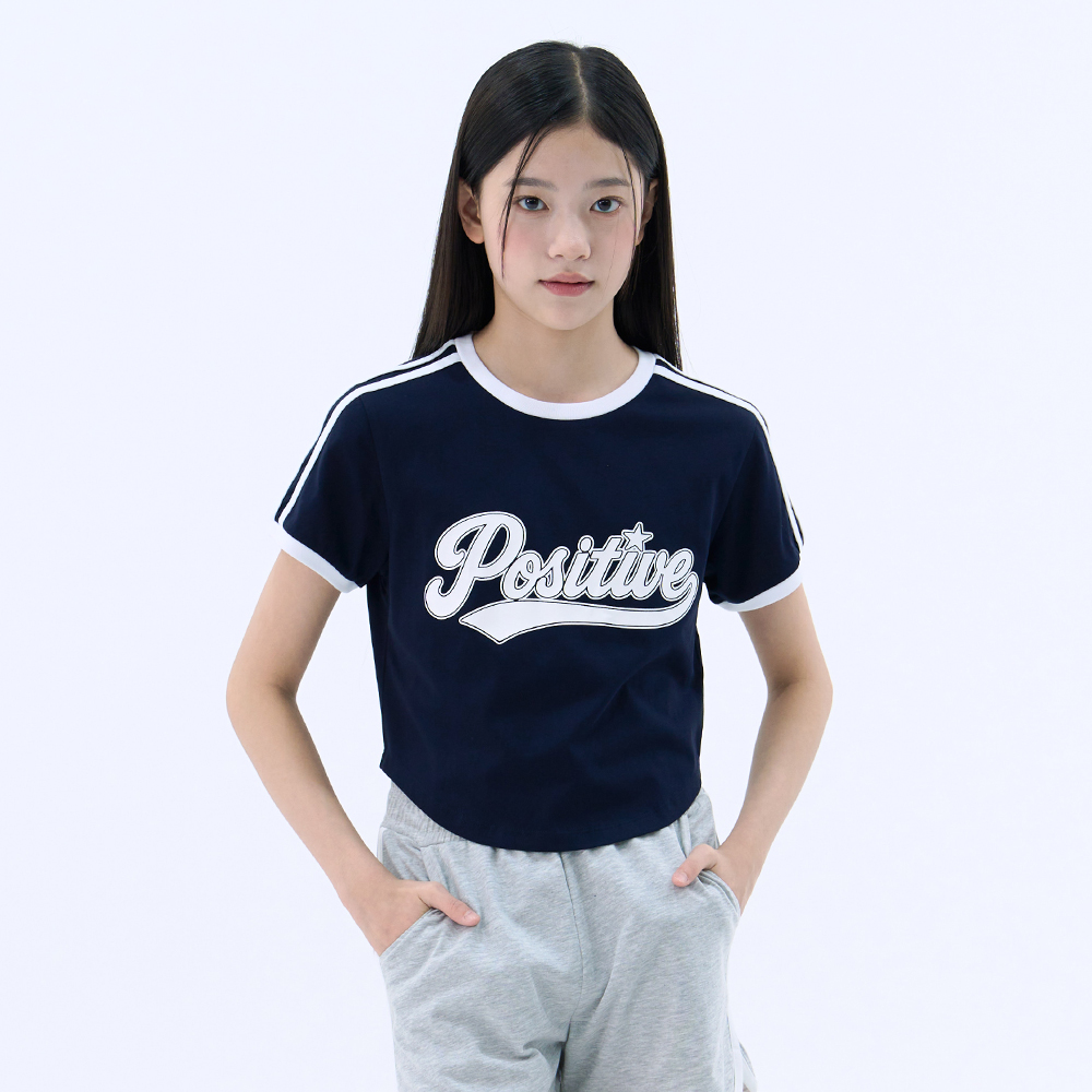 [N배송] 더데이걸 소매 트랙 링거 반팔티 TGRP26303 이미지 7