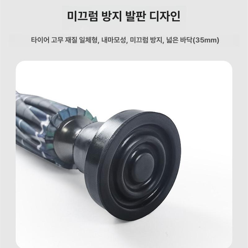 지팡이 우산 접이식 노인 보행 보조 장우산 체크 해피 체크 - 상세 이미지 3